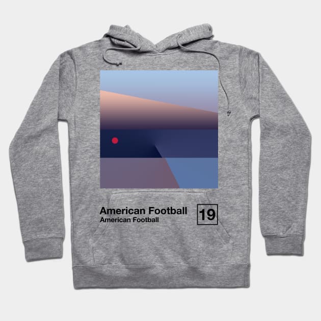 American Football 3 / Minimalist Graphic Poster Design Hoodie by saudade